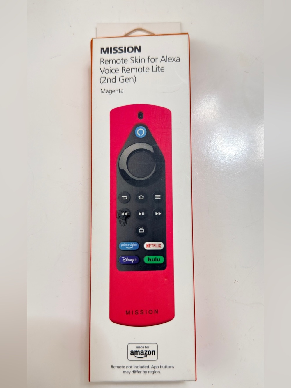 Magenta Remote Skin for Alexa Voice Remote Lite (2nd Gen)